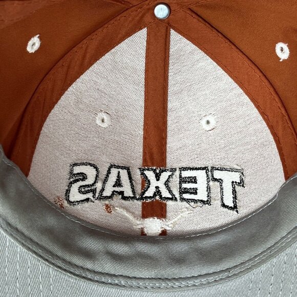 Texas Longhorns Burnt Orange NCAA Adjustable Captivating Headgear Ball Cap - Picture 10 of 11